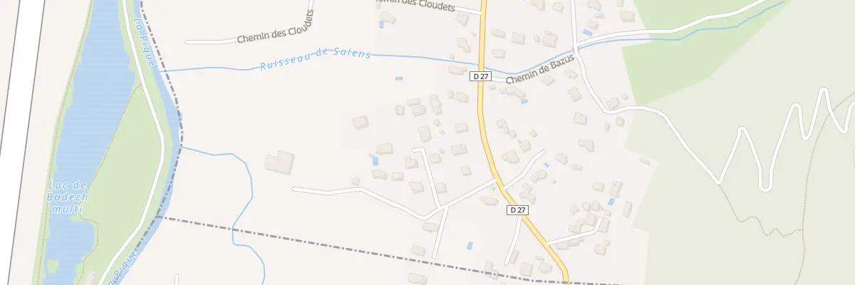 Plan du 5903F Rue de Prat Ardoun à Juzet-de-Luchon