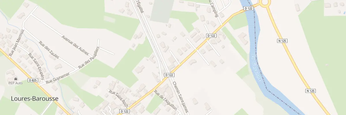 Plan du 21 Av de Barbazan à Loures-Barousse