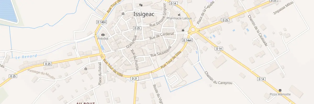 Plan du 15 Rue Sauveterre à Issigeac