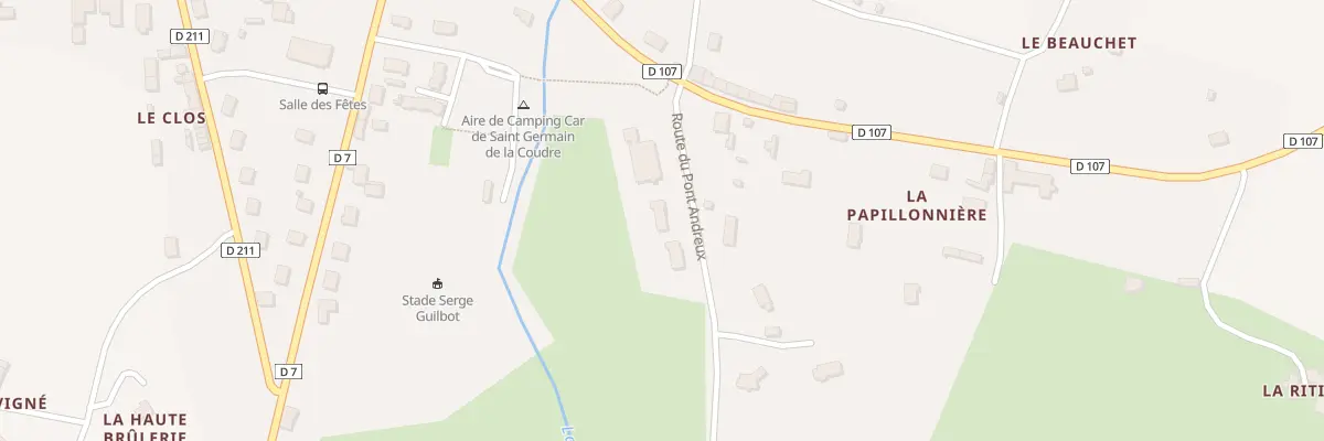 Plan du 4 Rte du Pont Andreux à Saint-Germain-de-la-Coudre