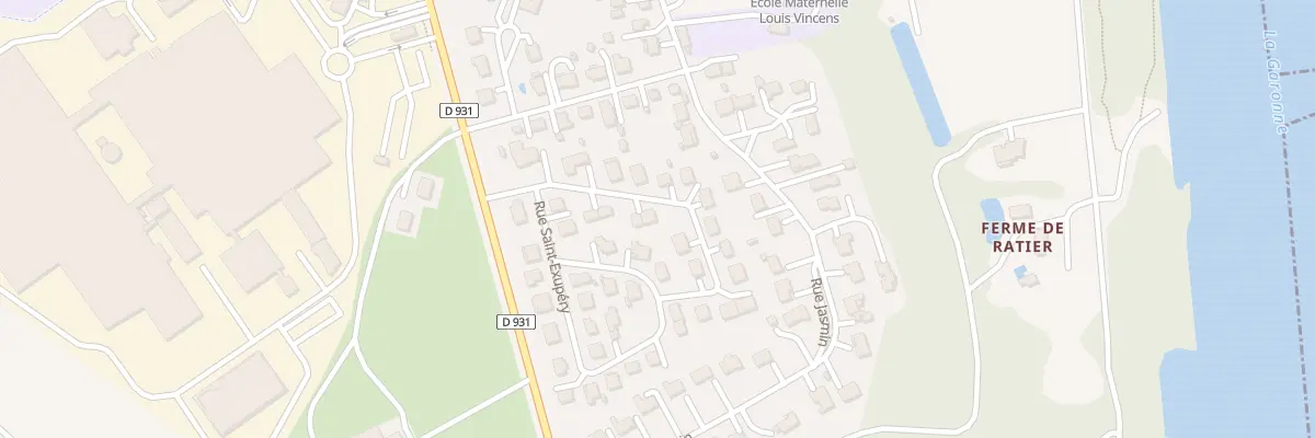 Plan du 11 Rue du Marechal Lyautey au Passage