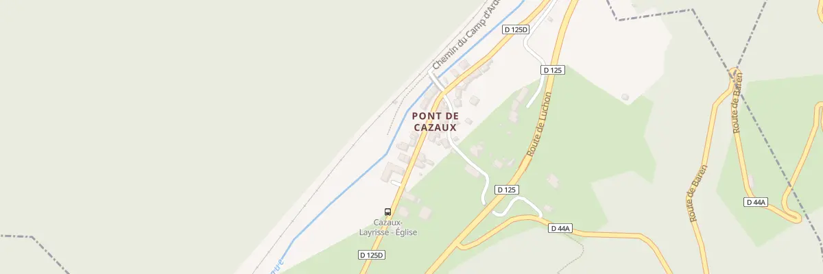 Plan du 30 Pont de Cazaux à Cazaux-Layrisse