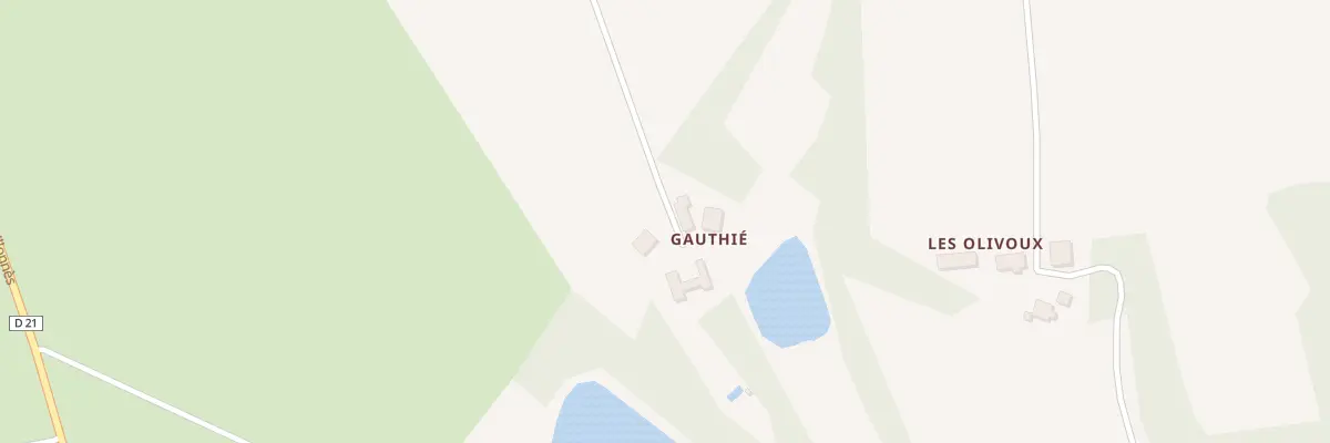 Plan du 13 Gauthie à Monmarvès