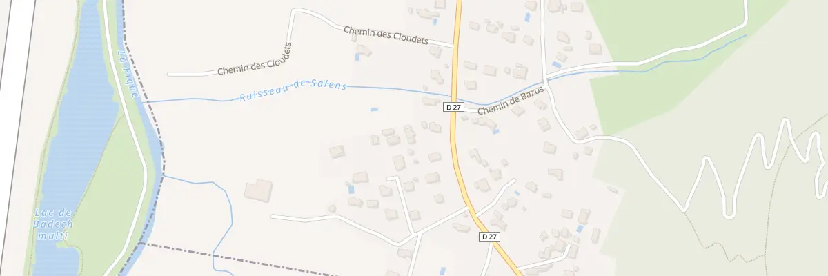 Plan du 6 Rte de Montauban à Juzet-de-Luchon