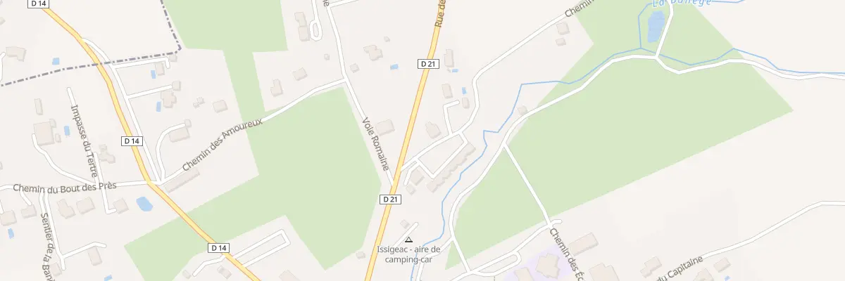 Plan du 1 Che du Faurissou à Issigeac