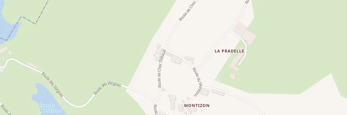 Plan du 2 Rte de Montizon à Roussines