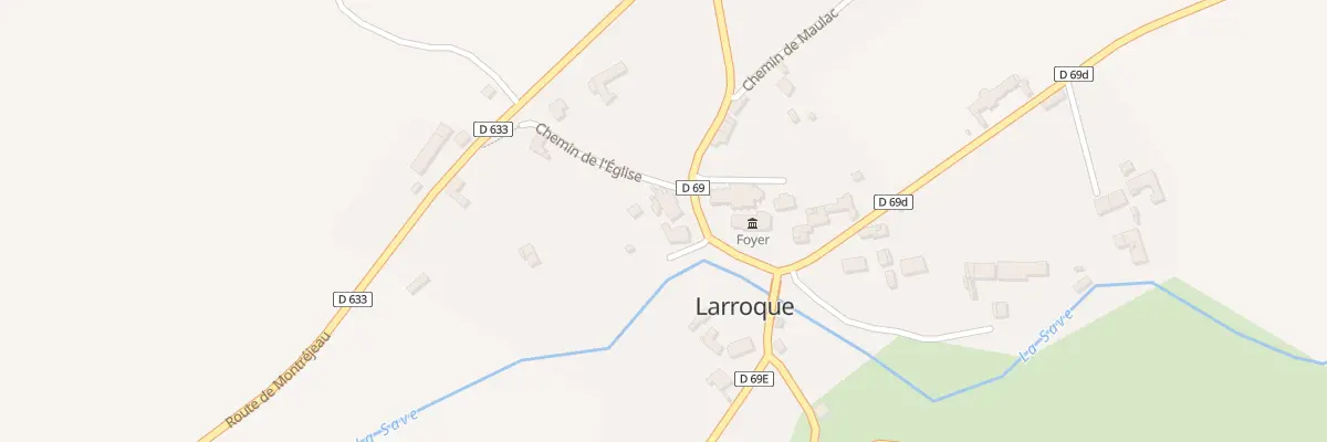 Plan du 18 Le Village à Larroque
