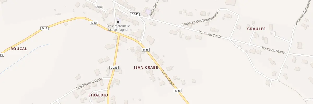 Plan du 15 Jean Crabe à Laugnac