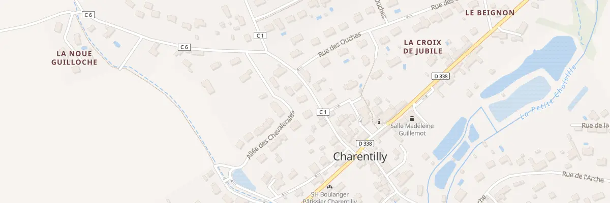 Plan du 8 Rue de la Fortinière à Charentilly