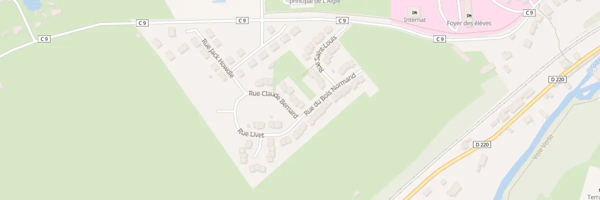 Plan du 13 Rue Claude Bernard à L’Aigle