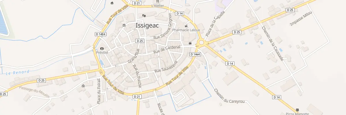 Plan du 7 Rue de l’Oustal à Issigeac