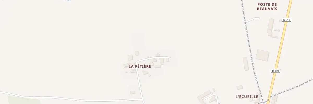 Plan du 167 La Fetière à Maillé