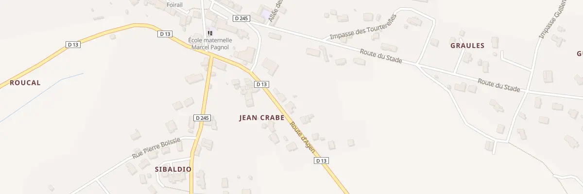 Plan du 5014 Jean Crabe à Laugnac