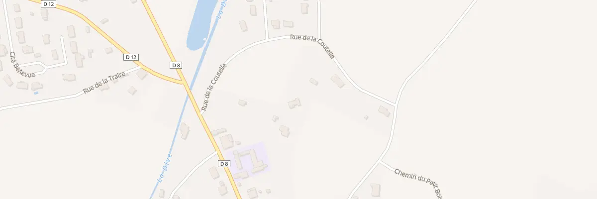 Plan du 6 Rue de la Coutelle à Bouresse