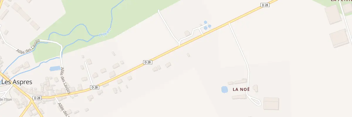 Plan du 24 Rue du Stade aux Aspres