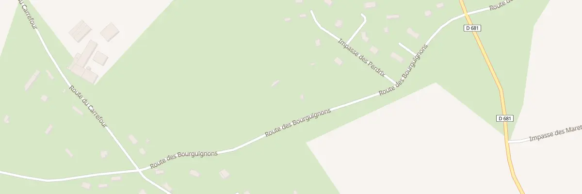 Plan du 354 Rte des Bourguignons à Bourneville-Sainte-Croix