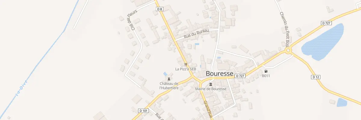 Plan du 3 Rue des Ecoles à Bouresse