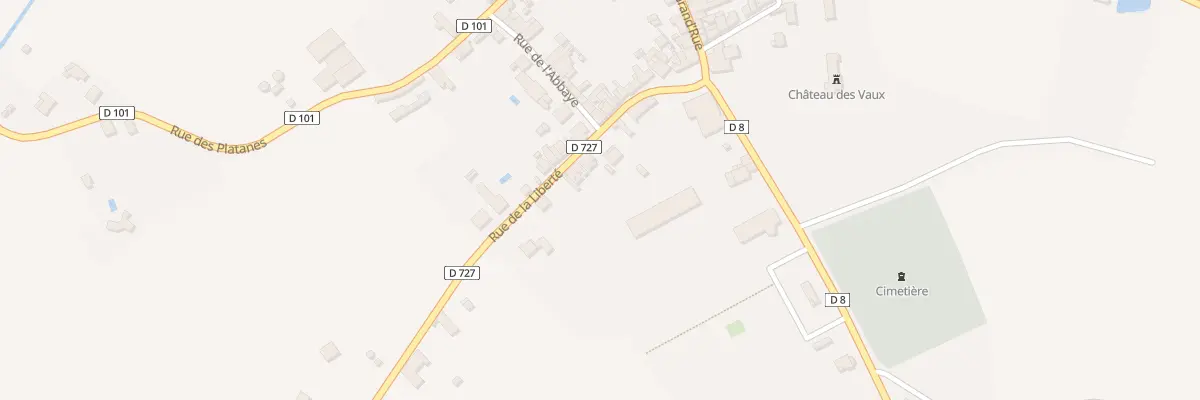 Plan du 5030 Rue de la Liberté à Bouresse