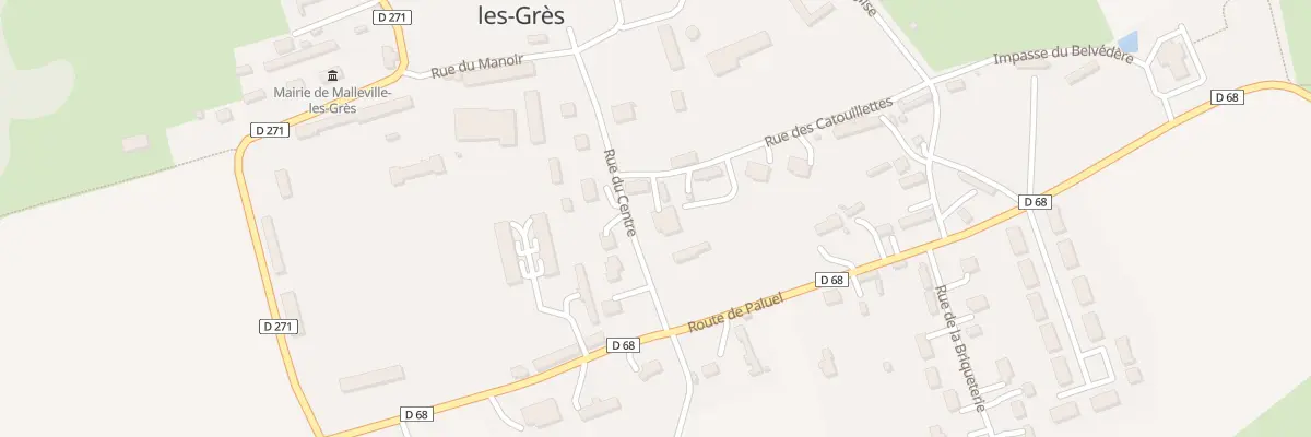 Plan du 100 Rue du Centre à Malleville-les-Grès