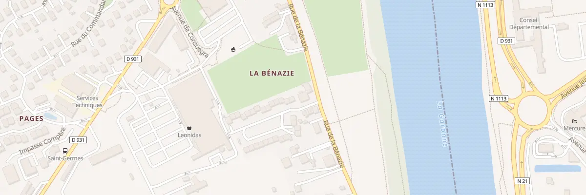 Plan du 1 Imp de la Benazie au Passage