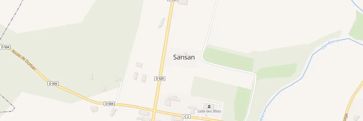 Plan du 5023 La Chapelere à Sansan