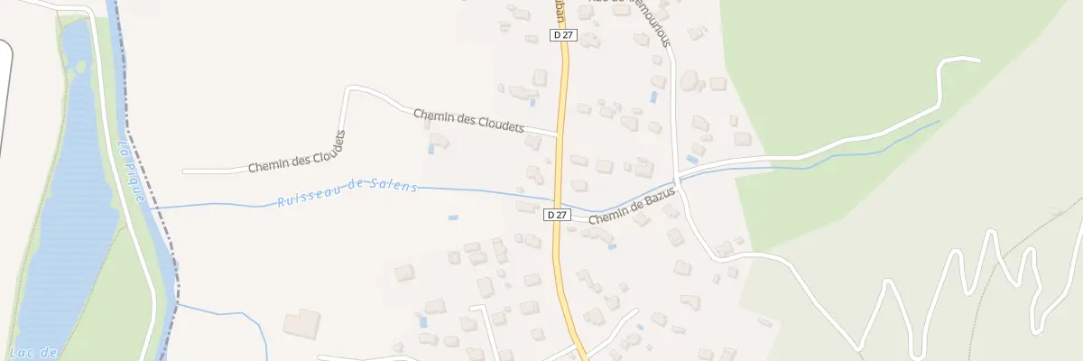 Plan du 34 Rte de Montauban à Juzet-de-Luchon