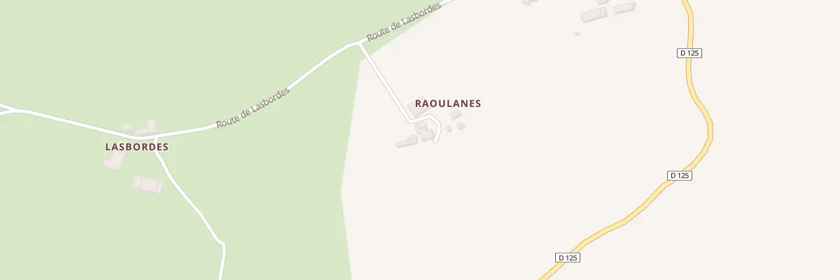 Plan du 353 Rte de Lasbordes à Madaillan