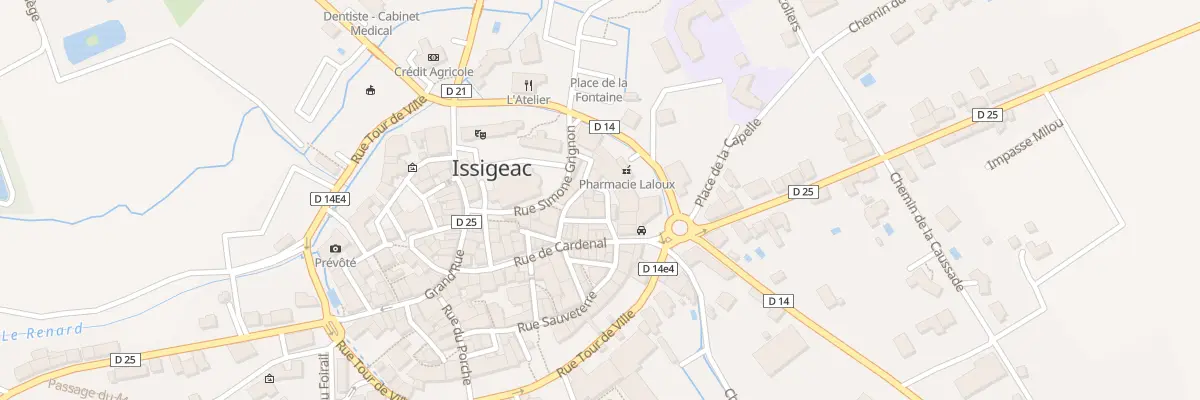 Plan du 6 Pl du Bari Paillou à Issigeac