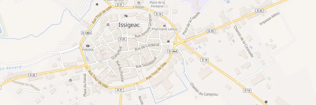 Plan du 27 Rue Sauveterre à Issigeac