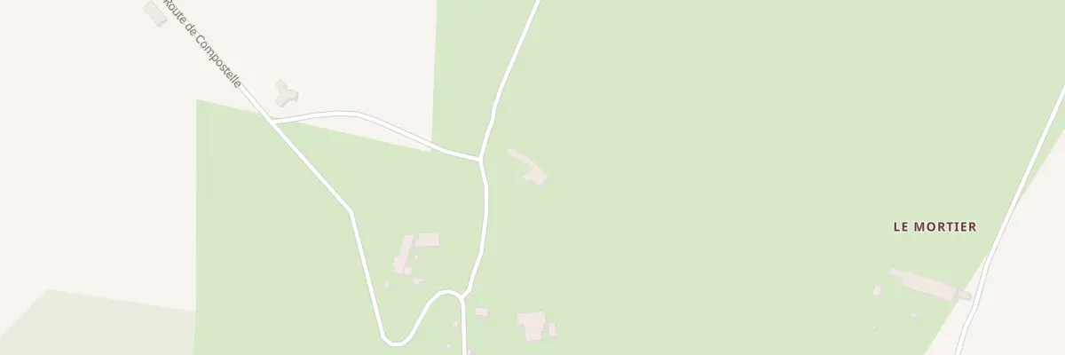 Plan du 1039 Rte de Compostelle à Manzac-sur-Vern