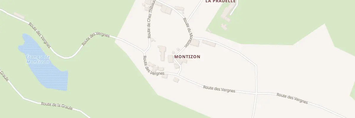 Plan du 9 Rte de Montizon à Roussines