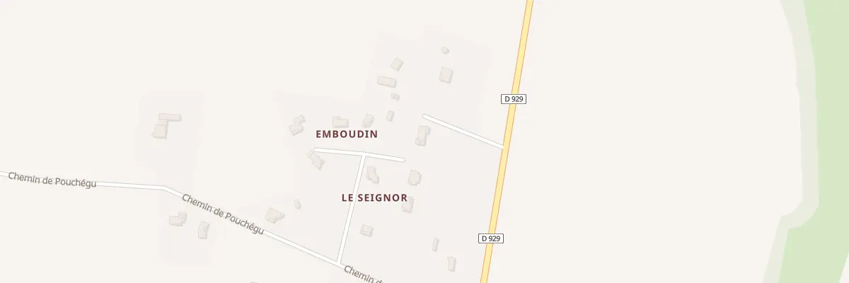 Plan du 201 Imp du Seignor à Orbessan