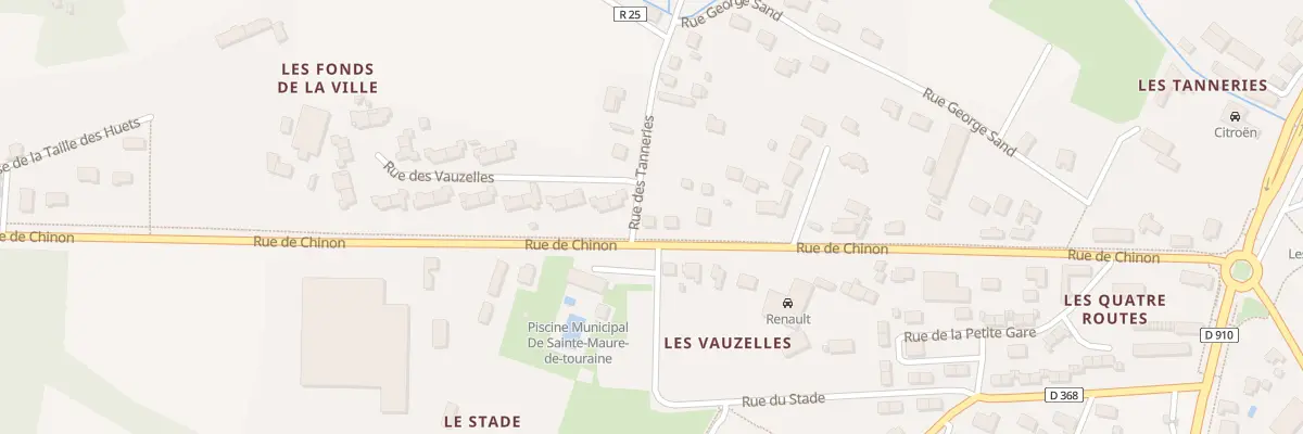 Plan du 30 Rte de Chinon à Sainte-Maure-de-Touraine