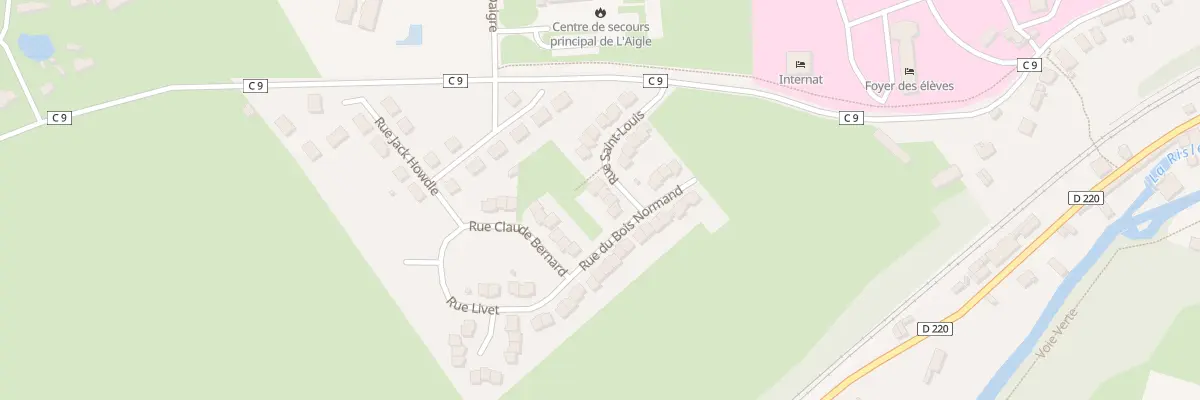 Plan du 9008 Rue Saint-louis à L’Aigle