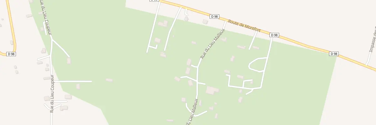 Plan du 2B Rue du Lieu Malleux à Saint-Christophe-sur-Condé