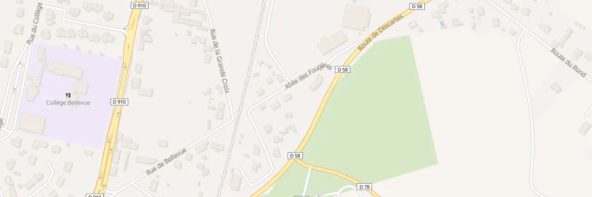 Plan du 11 All des Fougéres à Dangé-Saint-Romain