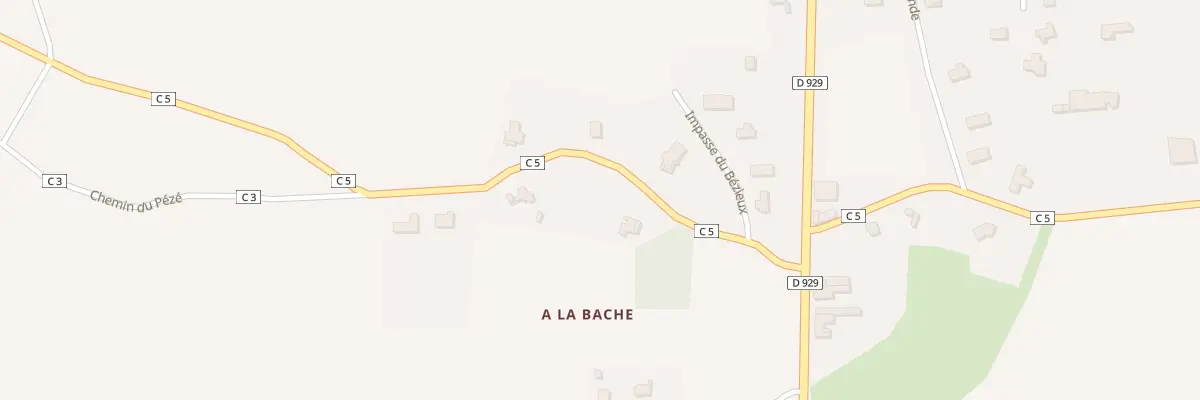 Plan du 185 Rte de Lasseube Propre à Boucagnères