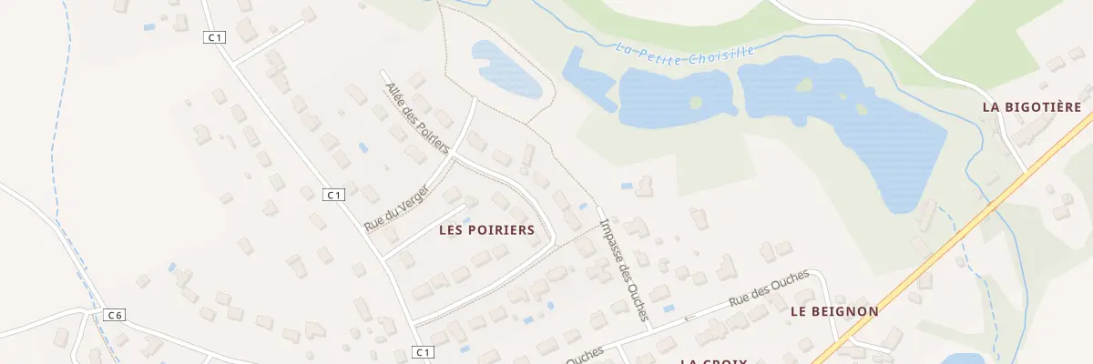 Plan du 19 Rue du Clos des Poiriers à Charentilly