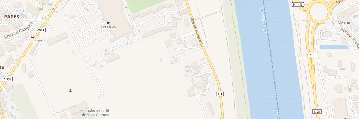 Plan du 1051 Rue de la Benazie au Passage