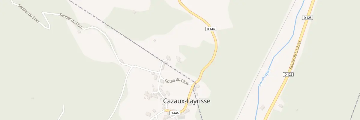 Plan du 1 Cazaux à Cazaux-Layrisse