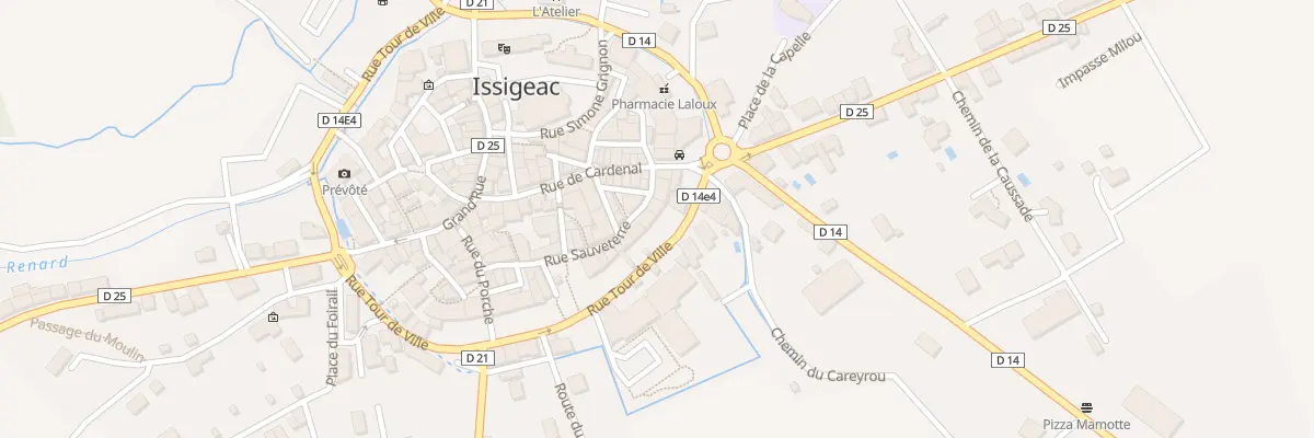 Plan du 28 Rue Sauveterre à Issigeac