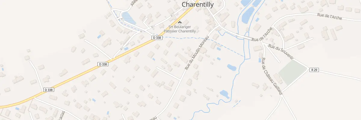 Plan du 13 Rue du Moulin Moreau à Charentilly