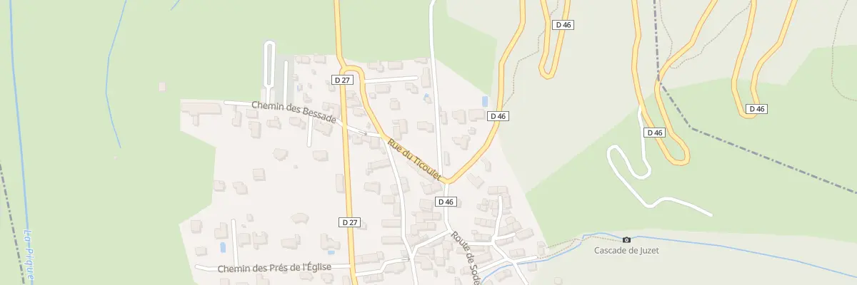 Plan du 5185F Rue du Ticoulet à Juzet-de-Luchon