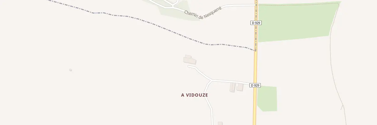 Plan du 120 Imp Vidouze à Boucagnères