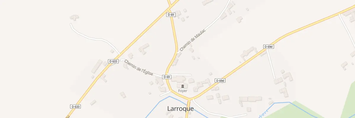 Plan du 23 Le Village à Larroque