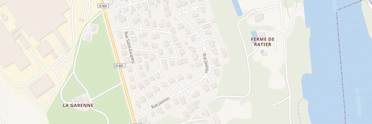 Plan du 10 Rue du Marechal Lyautey au Passage