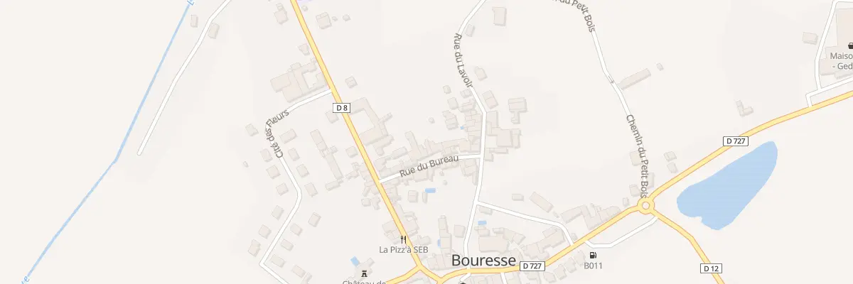 Plan du 8 Rue du Bureau à Bouresse