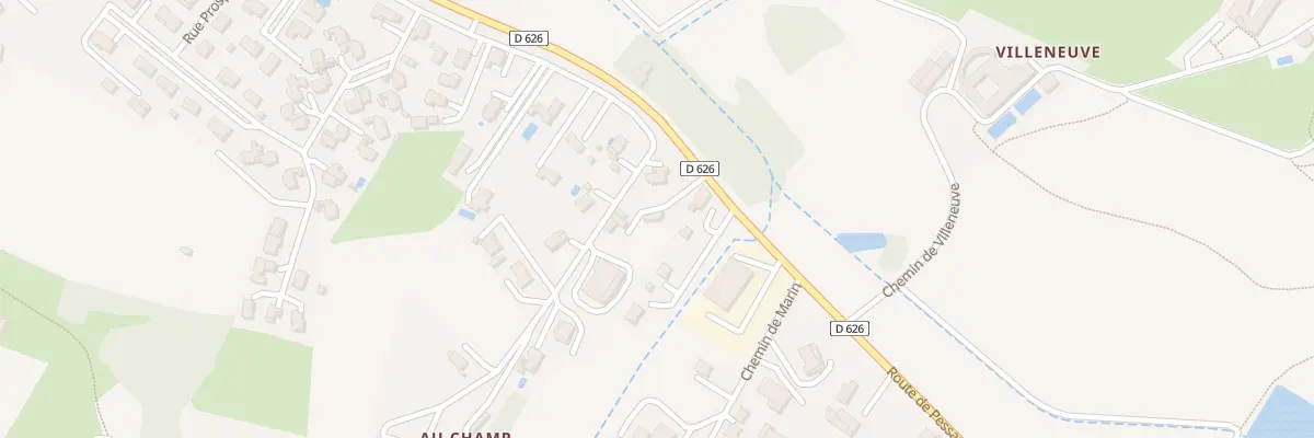 Plan du 620 Rte de Pessan à Auch