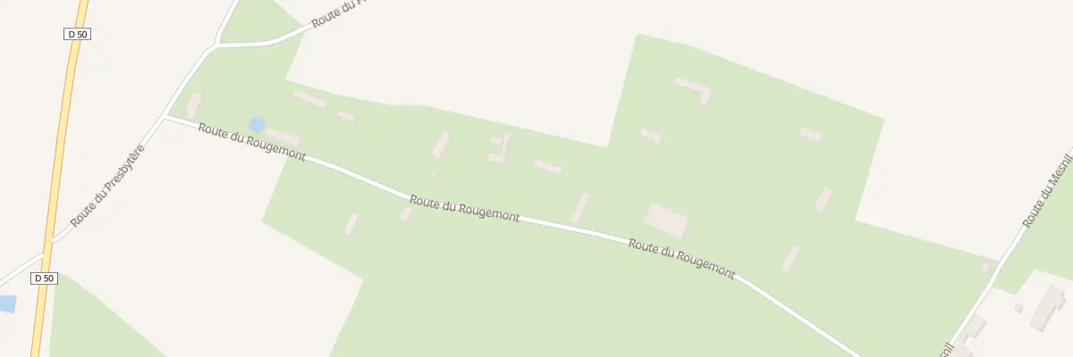 Plan du 320 Rte du Rougemont à Beuzeville-la-Guérard