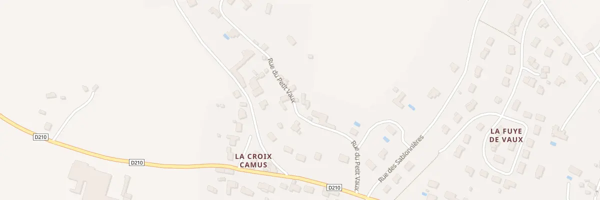 Plan du 10 Rue du Petit Vaux à Sainte-Maure-de-Touraine